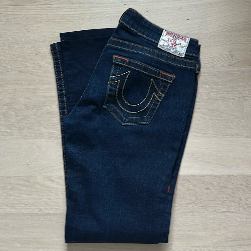 True religion jeans size 29 boot fit dark denim
